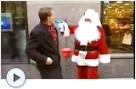 Frustrierter Weihnachtsmann