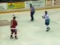 Eishockey Schlägerei