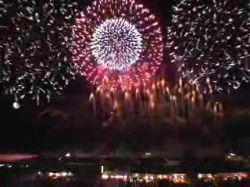 Imposantes Feuerwerk