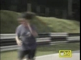 Skateboard Slalom
