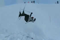 Skifahrer vs. Kameramann